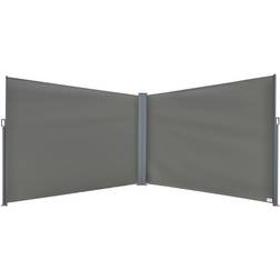 OutSunny 6 2m Patio Double Side Awning Fence