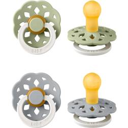 Bibs Boheme Latex Pacifier 0-6m 2pk