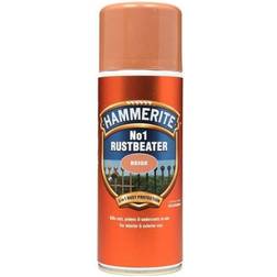 Hammerite No.1 Rust Beater Aerosol 400ml Pintura para Metales Beige 0.4L