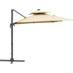 OutSunny 3m Cantilever Parasol Umbrella