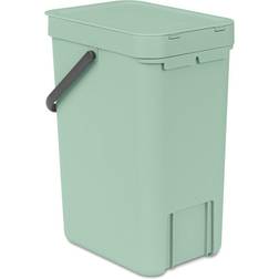 Brabantia Sort e Go Contenitore Per Rifiuti Verde Giada 12 Litri 12L