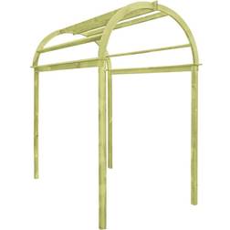 Be Basic Trellis Arch 125x150x235 Impregnated Pinewood Vidaxl Green