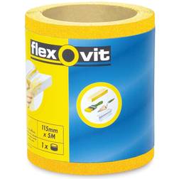 FlexOvit Sanding Roll 115x5m 120grit Yellow