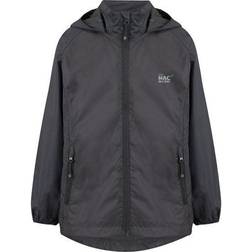 Mac in a Sac Kid's Mini Packaway Origin Rain Jacket - Jet Black (ORG-JBLK-08-10)