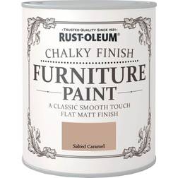 Rust-Oleum Chalky Furniture Paint - Salted Caramel Wood Paint 0.75L