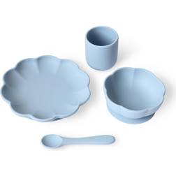 Jack o Juno Little Poppy Dining Set Pale Blue