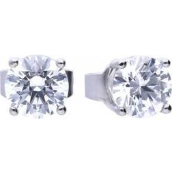 Diamonfire Zirconia 0.75ct Four Claw Stud Earrings