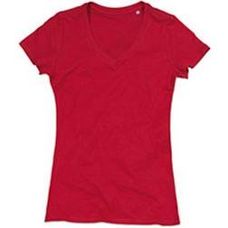 Janet Organic V Neck Tee - Womens/Ladies