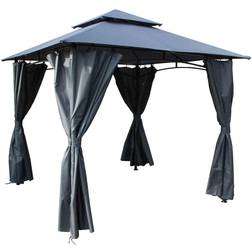 Royalcraft Cambridge Gazebo 2.75x2.75m Steel Frame Gazebo