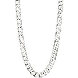 Fred Bennett Cut Curb Chain Necklace - Silver