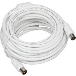 E-Line tilslutningskabel antenne hvid
