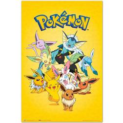 Grupo Erik Pokemone Eeeve Evolutions Plakat 61 x 91 cm