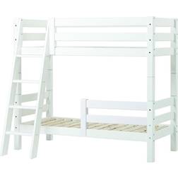 HoppeKids Barnsäng med stege räcke Sandbacken 169x117 - Vit