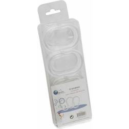 BigBuy Home Frandis anillos de cortina de ducha transparentes, 4.1 x