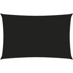 vidaXL Parasole a Vela Oxford Rettangolare 2x5 m Nero