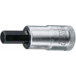Gedore Screwdriver bit socket 3/8" in-hex Sekskantskruetrækker