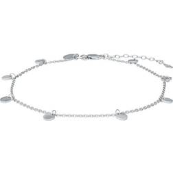 Nordahl Jewellery Disc52 Rhodineret Ankelkæde fra Andersen