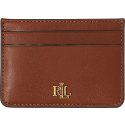 Lauren Ralph Lauren Small camel leather card holder, Camel.