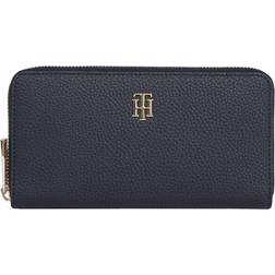 Tommy Hilfiger Element Pebble Grain Zip Around Purse, Navy
