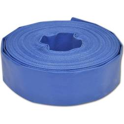 vidaXL Platt slang 25 m 1,5" PVC