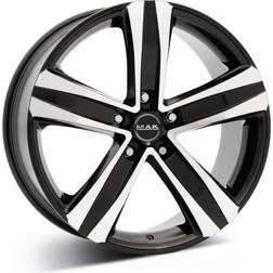 Mak Stone5 Black Machined Face 7.5x18 5/114.3 ET38 B66.1