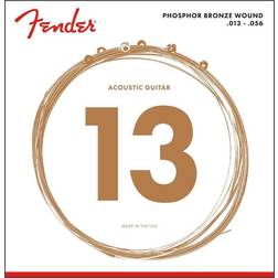 Fender 60M Phosphor Bronze Acoustic Guitar Strings .013-.056 Medium