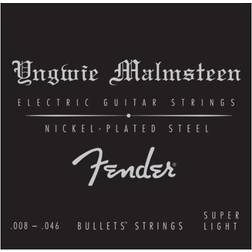 Fender Yngwie Malmsteen Signature Electric Guitar Strings, .008-.046 Gauges, Nickel-Plated Steel