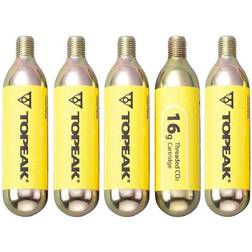 Topeak Threaded CO2 Cartridge 16g 5-pack