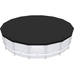 Bestway Copertura per Piscina Flowclear 488 cm Antracite