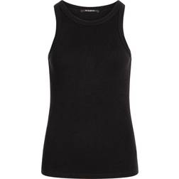 Bruuns Bazaar Katy Rib Tank Top - Black