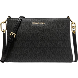 Michael Kors Trisha Medium Logo Crossbody Bag - Black