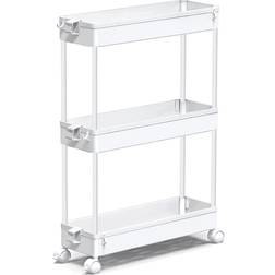 SpaceKeeper Slim Storage Trolley Table 12.7x36.1cm