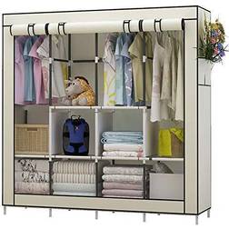 UDEAR Large Portable Wardrobe 65.7x66.9"