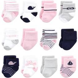 Luvable Friends Newborn and Baby Terry Socks 12-pack- Sailboat (10728168)