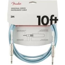 Fender Original Series Instrument Cable 10 Foot Daphne Blue