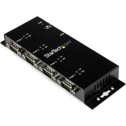 StarTech Concentrador Adaptador Usb A Serie Rs232 Db9 4 Puertos