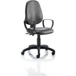 Dynamic Eclipse Plus II Vinyl Chair Black Loop Arms KC0025