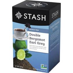 Stash Stash Double Bergamott Earl te, tepåsar, 18