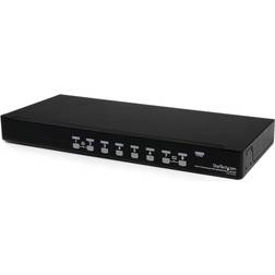 StarTech 8 Port 1U rackmonterad KVM-switch KVM-switch