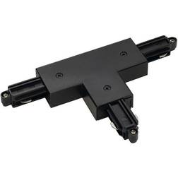 Nordtronic Square 1-faset T-Stykke, højre, sort