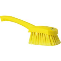 Vikan 41946 Short Handle Washing Brush- Soft/Split, Yellow