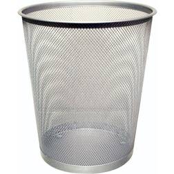 Q-CONNECT Waste Basket Mesh 18 Litre Silver KF00849 KF00849