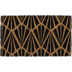 JVL Eco-Friendly Latex Backed Natural, Black, Brown cm