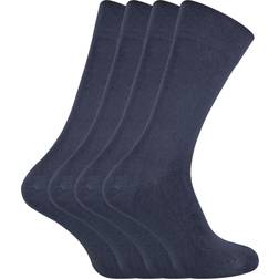 Sock Snob Luxury Bamboo Crew Dress Socks 4-pack - Grey