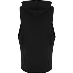AWDis Erwachsene Unisex Just Cool Urban Ärmelloser Muskel-Hoodie - Grau