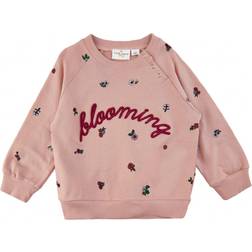 The New Siblings Rose Dust Flower AOP Dovie Sweatshirt