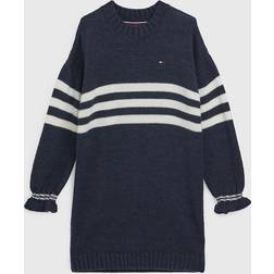 Tommy Hilfiger Stripe Jumper Kjole, Desert Sky