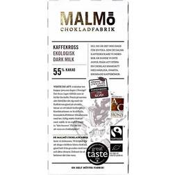 Malmö Chokladfabrik Kaffekross 55% Cocoa 80g