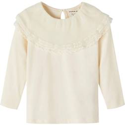 Name It Organic Long Sleeves Top - Buttercream (13210293)