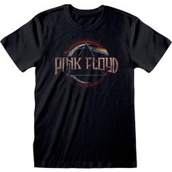 Pink Floyd Unisex Adult Dark Side Of The Moon Circle T-Shirt (Black)